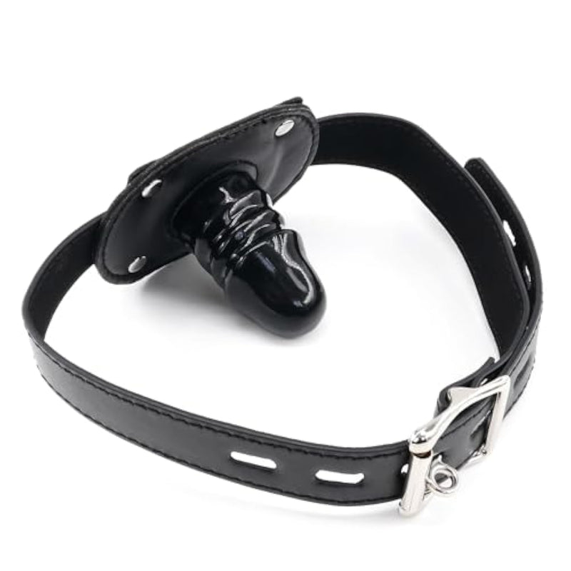 Silicone Sex Toys Dildo Gags For Bondage Restraints, Bdsm Kit Open Moth Bondage Ball Gags Muzzles, Sm Bite Bar Gags For Sex Games (Short, Black-1)