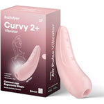 Curvy 2 Connect App Vibrator Sex Toy | Adult Toys For Women | Clitoral Stimulation Vibrator | Vibrating Sexual Pleasure Device | Stimulation Vibrators | Woman Sextoy (Pink)