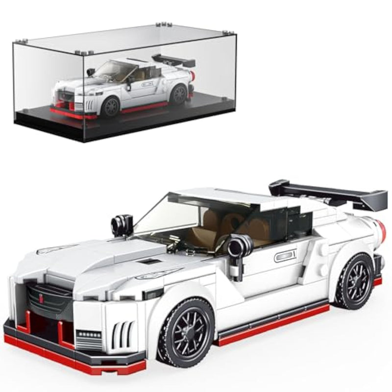 Speed Champion Car Models Building Toys With Display Case, 27031 Model Car Kits Building Blocks, Race Car Building Sets, Jdm Kits For Adults Kids 8+(356Pcs)
