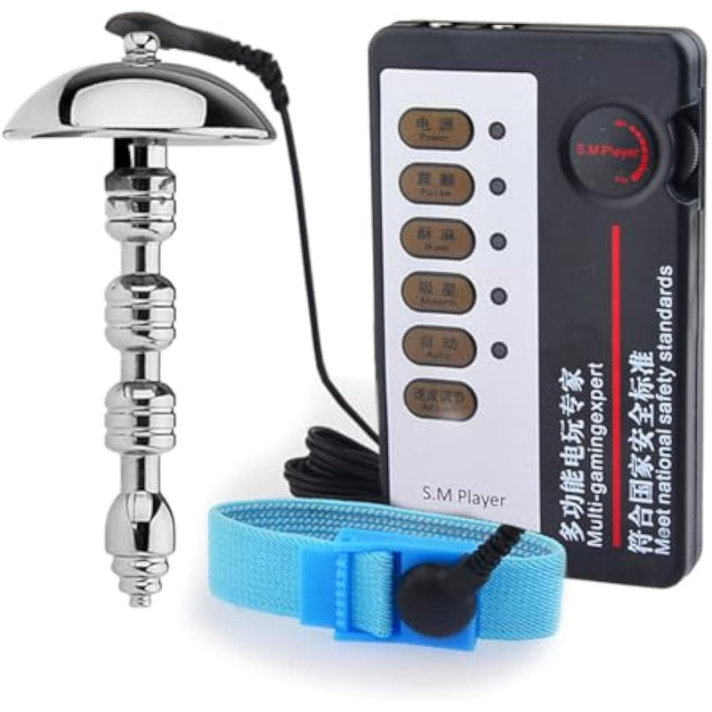 Pot Lid Design Threaded Urethral Plug Urethral Catheter Male Exercise Taste Sex Toy Elastic Penis Ring Beginner Trainning Set