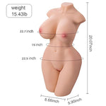 Sex Doll For Men Male Masturbator, Female Sex Dolls Torso With 3D Big Boobs Buttocks And Tightly Vaginal Anal, Adult Sex Toy For Men Pleasure (15.4Lb, 9.44 X12.99 X27.16In)