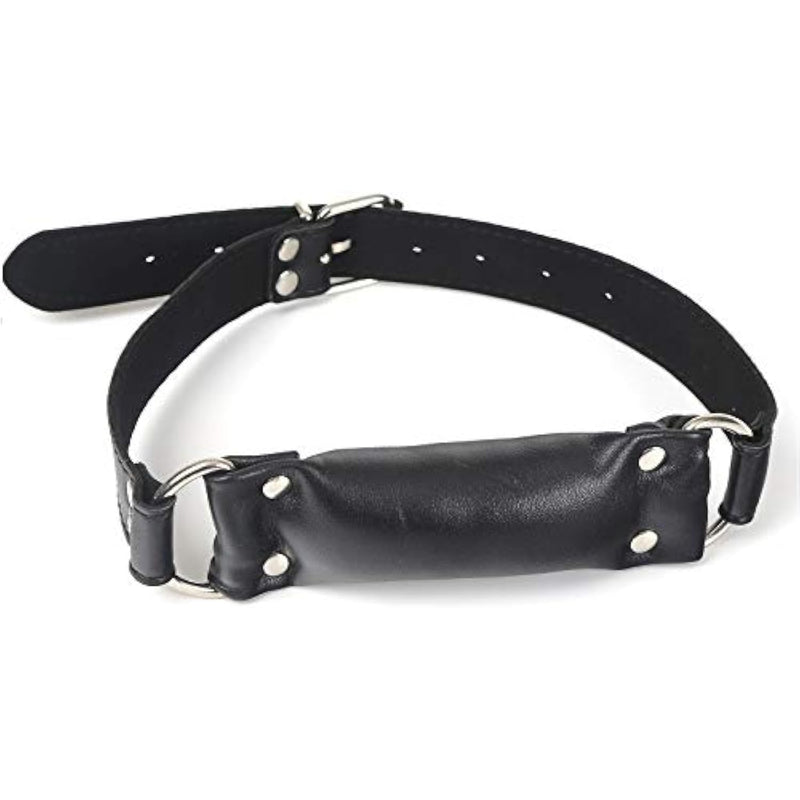 Bdsm Adjustable Mouth Gag Bite Down Breathable Sex Toy Restraints Kinky, Black