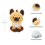 Spotted Hyena Plushie Toy - 10 Inches Stuffed Animal Plush - Plushy And Squishy Striped Hyena With Soft Fabric And Stuffing - Cute Toy Gift For Boys And Girls