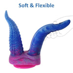 Realistic Double-Ended Dildo + 6.7 Inch Anal Butt Plug Trainer (S)
