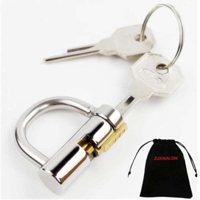 Pa Ring Locked Chastity Piercing Titanium Lock Chastity Cage Device