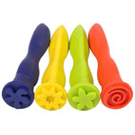 Triangle Grip Stampers Set of 4 with Various Patterns for Toddlers