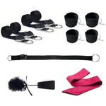 Sex Bondage Set -Sexual Pleasure Tools For Couples Bed Restraints Bdsm Toys Kit Incl Sex Straps Cuffs Blindfold, Bondage Gear & Accessories Couples Sex Game Toys For Men Women