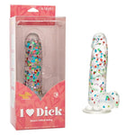 Naughty Bits I Love Dick Heart-Filled Dong, Multi-Colored