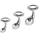 Massage Pure G Spot Double Head Anal Plug Stainless Steel Pleasure For Male Female Couple Masturbation Stick Anal Sex Toy 3.74 Inch