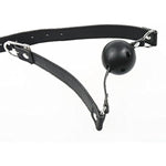 Mouth Breathable Ball Gag Harness Restraints Adult Products Black