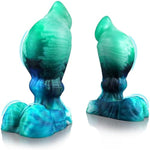 2.4" Diameter Huge Thick Monster Dildo With Knot, 6.5" Short Fantasy Knotted Dildo With Powerful Suction Cup, Large Butt Plug Soft Silicone Girthy Anal Sex Toys For Women Men Couples