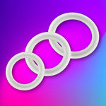 Silicone Penis Cock Ring For Men 9 Pcs Delay Head Glans Ring Set Testicles Stimulates Erection Pleasure Enhancing Male Masturbation (3 Sizes)