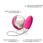 Lyla 2 Bullet Vibrator For Women, Silicone Handheld Massage Toy With Sense Motion Technology, Remote Control Vibrator, Bullet Egg Vibrator, Vibrating Egg Sex Toy, Cerise