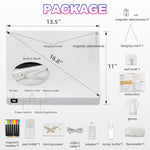 Rechargeable LED Drawing Board for Kids, Gift for Boys and Girls Ages 3 and Above, White Color