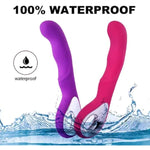 3 In 1 Triple Finger Patting Dildo Vibrator Wand Sex Toys For Womans, Clitoral Stimulator, G Spot Flap Vibration, Nipple Stimulator, Anal Pleasure, Ideal For Womens Or Couples. (Rose)