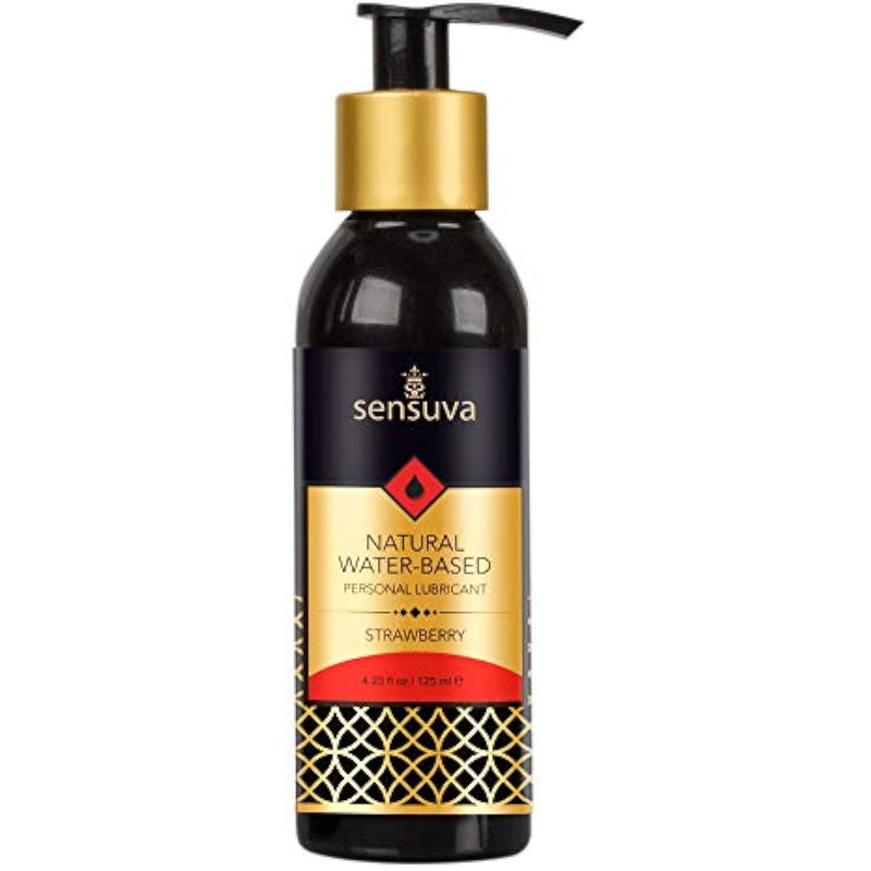 Natural Water-Based Personal Lubricant | Strawberry | 4 Fl.Oz.