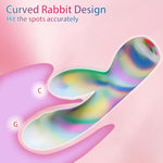 G-Spot Rabbit Vibrator Sex Toys - Powerful Vagina Anal Clitoris Massager Stimulator With 10 Vibration Modes, Waterproof Rechargeable Silicone Dildos Prostate Vibrators Adult Toys For Women Orgasm