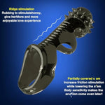 Penis Sleeve Male Sex Toys For Men, Reusable Penis Extension Cock Sleeve With Ball Stretcher, Super Stretchy Penis Extender For G Spot Stimulation, Silicone Penis Ring Adult Sex Toys For Couples