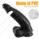12.2 Inch Large Black Realistic Dildo, 2.8'' Diameter Huge Thick Penis, G-Spot Fat Dildo, Small Glans And Thick Shaft With Strong Suction Cup, Xxl Anal Dildo With Balls For Men Women Couples