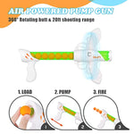 Gun Toy For 5 6 7 8 9 10 11 12 Years Old Boys Girls Best Kids Birthday Gift With Moving Shooting Target 2 Blaster Guns And 18 Foam Balls - Compatible With Nerf Toy Guns