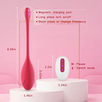 Bullet Dildo Vibrator Rose Sex Toy, Vibrators With Video App Remote Control, 9 Music Modes, Silicone Waterproof Magnetic Charging For Women Couple.