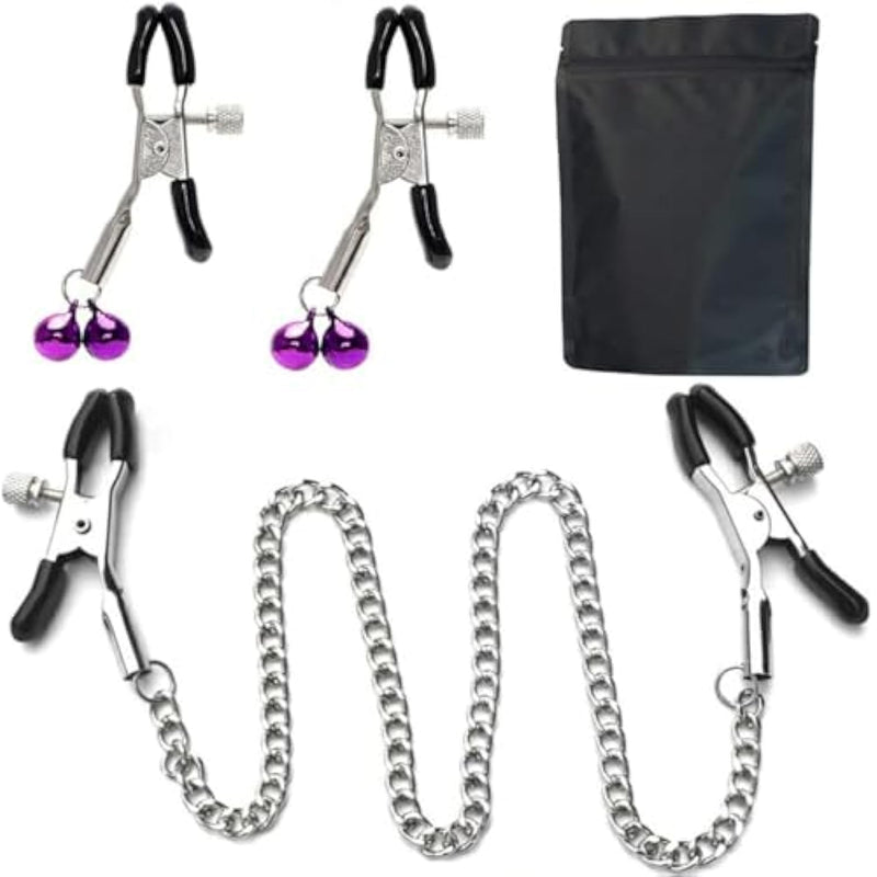 Nipple Labia Clit Clamps Nipple And Vaginal Clamps Breast Clit Stimulator For Women And Men Bdsm Bondage Extreme Sm Erotic Sex Toys