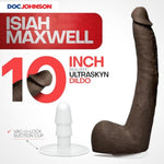 Isiah Maxwell Signature Series 10 Inch ULTRASKYN Dildo with Removable Suction Cup