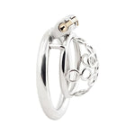 Male Chastity Device Super Short 304 Stainless Steel Men'S Penis Lock J17250 50Mm
