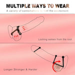Ultra Soft Stretchy Sex Rings for Couples - 5 Different Sizes Erection Rings