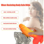 Sex Toy For Women 8.66 Inch Realistic Silicone Dildo, With Strong Suction Cup For Hands-Free Play, Realistic Penis For G-Spot Stimulation Dildos (Orange)