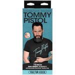 Doc Johnson Signature Series - Tommy Pistol - 7.5 Inch Realistic ULTRASKYN Dildo with Removable Vac-U-Lock Suction Cup - F-Machine & Harness Compatible - for Adults Only, Vanilla