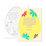 Easter Arch Craft Kit with Egg Coloring Poster for Kids Party Activities