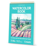 9x12 Watercolor Pad with 140lb/300gsm Watercolor Paper, 24 Sheets