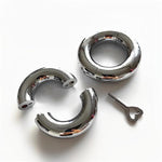 Heavy Stainless Steel Male Penis Ring Metal Smooth Bondage Rooster Ring With Key(28Mm)