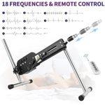 Sex Machine,Premium Sex Machine With 3Xlr Connector,Automatic Thrusting Machine With Dildos,Suction Cup Adapter,Remote Control Love Machine Adjustable Adult Sex Toy For Women Men Couples