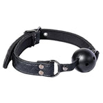 Eves Fetish Dreams Ball Gag, Breathable Gag With Adjustable Vegan Leather Straps, Soft Padded Diamond Stitched Design, Secure Buckle Closure, Bdsm Bondage Accessory For Couples Play