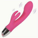 Vibrator Wand G-Spot Rabbit Dildo, 9 Vibration Modes, Rechargeable, Waterproof, for Women