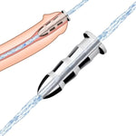 Stainless Steel Penis Plug Beads Urethral Plug In 5 Sizes Hollow Urethral Dilator For Penis Training Prostate Stimulation Urethral Sound Metal Urinary Catheter Adult Sex Toys For Male Penis (S)