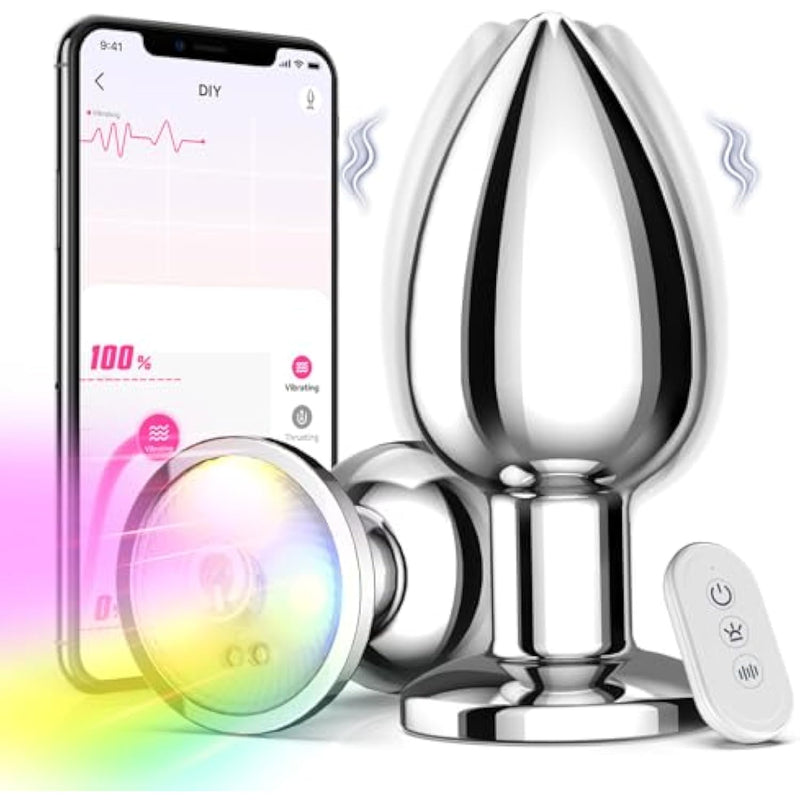 Small Size Butt Plug - Womens Sex Toys With App Remote Control Vibrator 10 Vibrating Modes, Adult Female Sex Toys, Couple Remote Vibrator Sex Toy For Woman