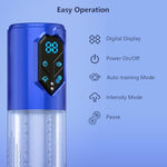 Penis Pump Male Sex Toy Electric Penis Extender Adult Sex Toys - Pumps & Enlargers Vacuum Penis Enlargement 4 Training Pressure And 3 Suction Modes For Men Masturbator With Mini Pocket Pussy