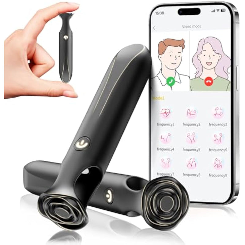 Mini Bullet Vibrator - App Long Distance Vibrator Sex Toys, G Spot Lipstick Vibrator With 9 Vibration Modes, Discreet Female Vibrators For Travel, Adult Sex Toys & Games For Couples Play