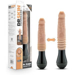 Dr. Skin Silicone Dr. Knight - Large 10.5 Inch Vibrating, Gyrating And Thrusting Dildo With 3 Speeds - Smartthrust Technology For Peak Pleasure - Puria Cured Silicone Realistic Penis