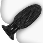 Sex Toys for Women Men Corn Shape 5.91 Inch Big Butt Plug with Strong Suction Cup 2.17 Inch Diameter Anal G-spot Dildo Vaginal Prostate Massage Stimulation Anus Opening Trainer Butt Stretcher - Black
