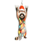 Funny Christmas Ornaments - Raccon Gifts - Raccoon Christmas Ornaments - Animal Lovers Ornaments - Racoon Ornament - Christmas Ornament 2025 - White Elephant Gifts - Xmas Tree Funny Decoration