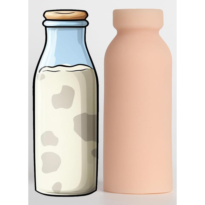 Parent-Proof! Stroker 'Milk Bottle' Male Masturbator, Pocket Pussies