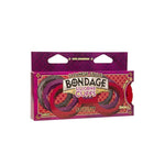 Doc Johnson Japanese Bondage - Silicone Cuffs - Single-Piece Premium Silicone Handcuffs for Soft Bondage or Restraint Play - Small - Red