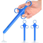 Lube Applicator Syringes, Anal Lube Injector Syringe Reusable Long, Lube Shooter Sex Accessories For Adults, Personal Lubricant Injector, Vaginal Lube Applicator With Airproof Silicone Cap