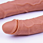 19.7 * 1.7 Inch Double Headed Huge Dildo, Double Sided Thick Dildo Giant Toy, Xxl Large Double End Realistic Penis Long Silicone Penis, Wide Anal/Vaginal Stimulator For Couple Lesbian And Gay Games