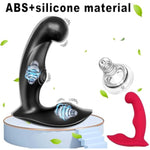 Prostate Massager Sex Toys Butt Plug Anal Vibrator Remote Control Dildo Vibrator With 10 Vibrating G Spot Clitoris Masturbator Stimulator For Women Men Couples (Black)