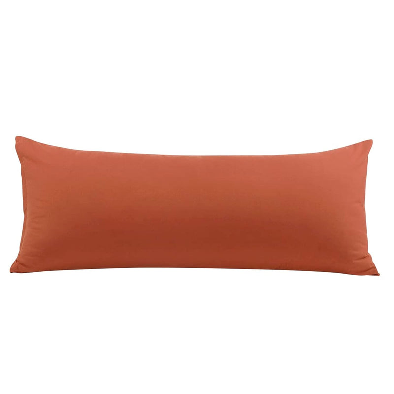 Body Pillow Pillowcase With Zipper Closure, 110 Gsm Brushed Microfiber Body Pi